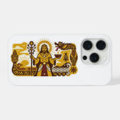 Mythology Batak (Mulajadi na Bolon) iPhoneケース (裏面横)