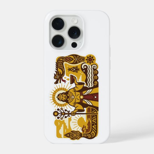 Mythology Batak (Mulajadi na Bolon) iPhoneケース (裏面)