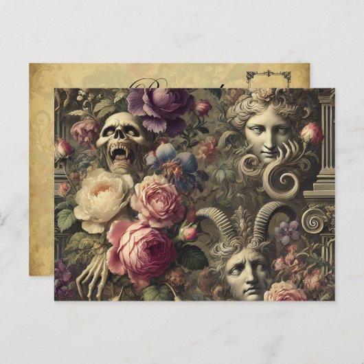 Mythosの症状 – ゴシックビクトリアン語 シーズンポストカード (正面/裏面)