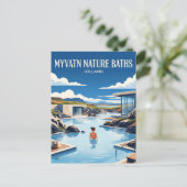 Myvatn Nature Baths Iceland ポストカード (スタンド正面)