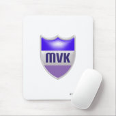 MyVirtualKingdomの盾のマウスパッド-白 マウスパッド (マウス)