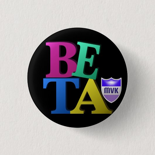 MyVirtualKingdomベータプレーヤーボタン 缶バッジ (正面)