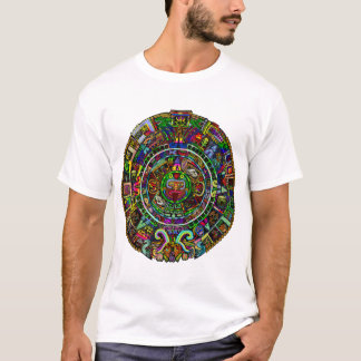 Myztico著マヤのカレンダー Tシャツ