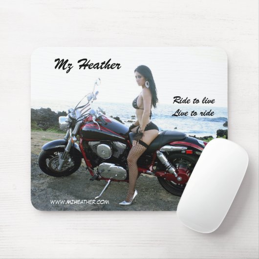 Mzのヒースマウスパッドに"乗るために"住む乗車生きている マウスパッド (マウス)