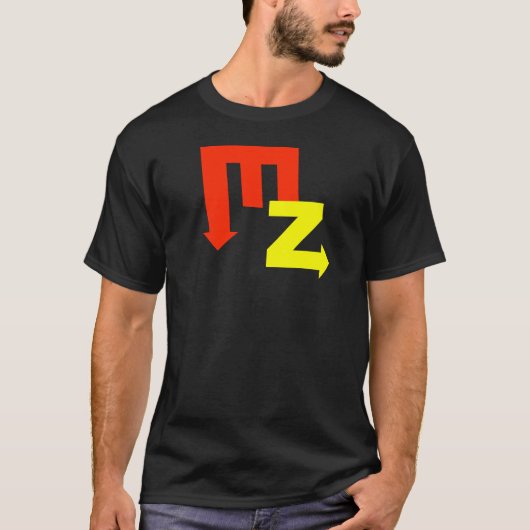 MZのロゴのティー Tシャツ (正面)