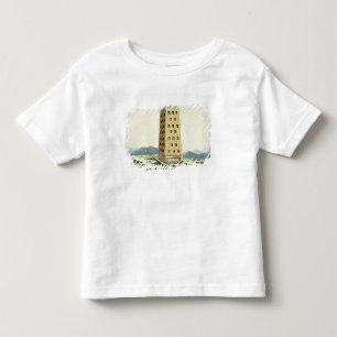 Nでシーザーのタワーの後で設計されている移動可能なタワー トドラーTシャツ