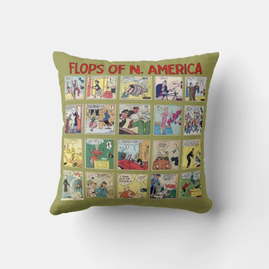 「Nのフロップス。アメリカ」装飾用クッション クッション (裏面)