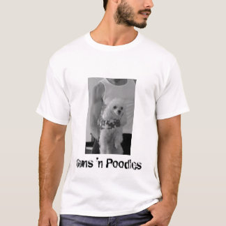 「nのプードルを撃ちます tシャツ