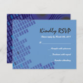 nのロールバーのバルミツワーの招待状のRepyカードを揺すって下さい 出欠カード (正面/裏面)