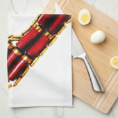 nの弾丸を撃ちます キッチンタオル (四つ折り)