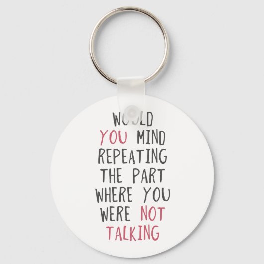 nの部分を繰り返してくれないか キーホルダー (正面)