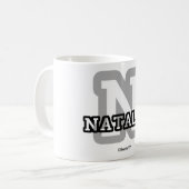 Nはナタリアのためです コーヒーマグカップ (正面左)