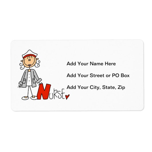 Nはナース ラベル (正面)