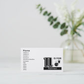 Nは栄養物のためです 名刺 (スタンド正面)