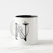 Nは神経筋接合部用 ツートーンマグカップ (正面左)