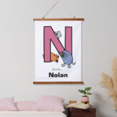 Nは… パーソナライズされた 吊り下げ型タペストリー (寝室)