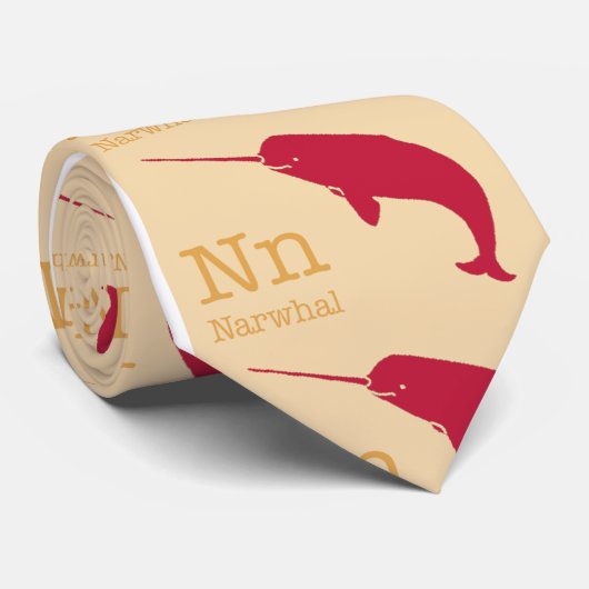 NはNarwhalのためです ネクタイ (ロール)