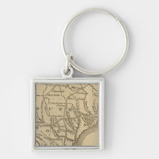 Nカロライナ、Sカロライナ キーホルダー (正面)