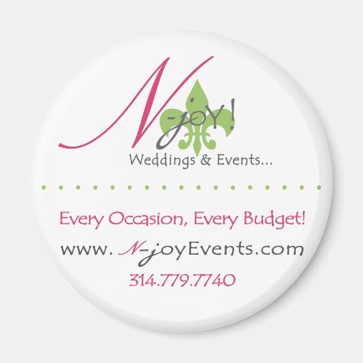 NジョーY!販促用磁石 マグネット (正面)