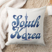 Nソウルタワー韓国 クッション (ブランケット)