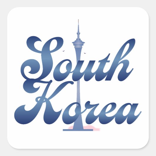 Nソウルタワー韓国 スクエアシール (正面)