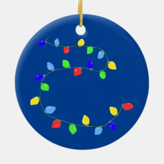 nブライトメリーペットのイグアナ・クリスマス セラミックオーナメント (裏面)