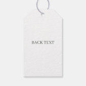 Nモノグラムフローラパーソナライズされたギフトラベル ギフトタグ (裏面)