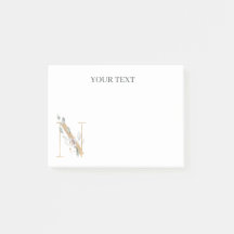 Nモノグラムフローラパーソナライズされた