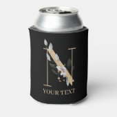 Nモノグラムフローラ パーソナライズされた 缶クーラー (缶裏面)