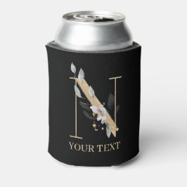 Nモノグラムフローラ パーソナライズされた 缶クーラー