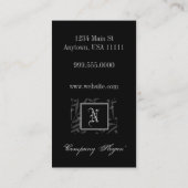 Nモノグラム名刺 名刺 (裏面)