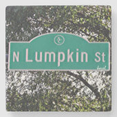 Nルンプキン通りアテネジョージアマーブルコースター ストーンコースター (正面)