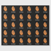 Nレーズ走ンフードプおもしろいン・ダークBG ラッピングペーパー (フラット)