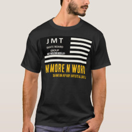 Nワード撲滅 基本の黒Tシャツ Tシャツ