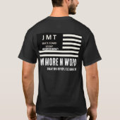 Nワード撲滅 基本の黒Tシャツ Tシャツ (裏面)