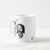 「n一緒に私 コーヒーマグカップ (正面左)