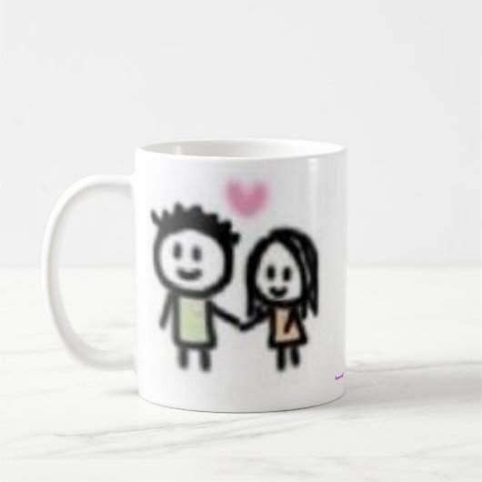 「n一緒に私 コーヒーマグカップ (左)