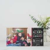 N明メリーるい休日の写真モダンクリスマス シーズンカード (スタンド正面)