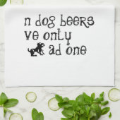 「n犬ビール「veの「広告だけ1 キッチンタオル (折り畳み)