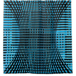 n見失ったつかった円弧パタストライプーン シャワーカーテン