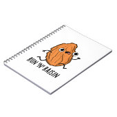 N走レーズンおもしろいフードパン ノートブック (左側)