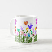 n足は庭のマグを渡します コーヒーマグカップ (正面左)