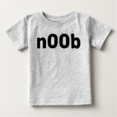 n00b新人 ベビーTシャツ (正面)