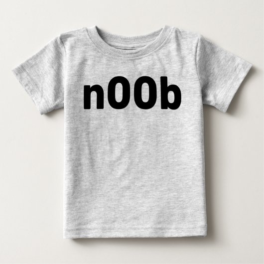 n00b新人 ベビーTシャツ (正面)