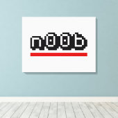 n00b キャンバスプリント (インサイチュ (ウッドフロア))