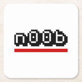 n00b スクエアペーパーコースター (正面)