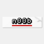 n00b バンパーステッカー (正面)