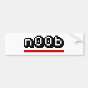 n00b バンパーステッカー
