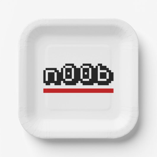 n00b ペーパープレート (正面)