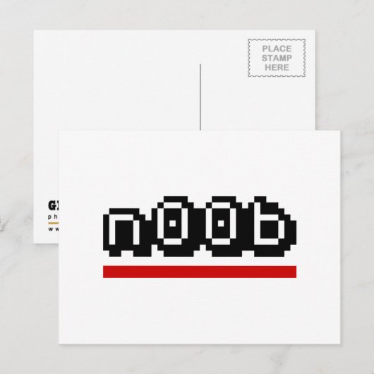 n00b ポストカード (正面/裏面)